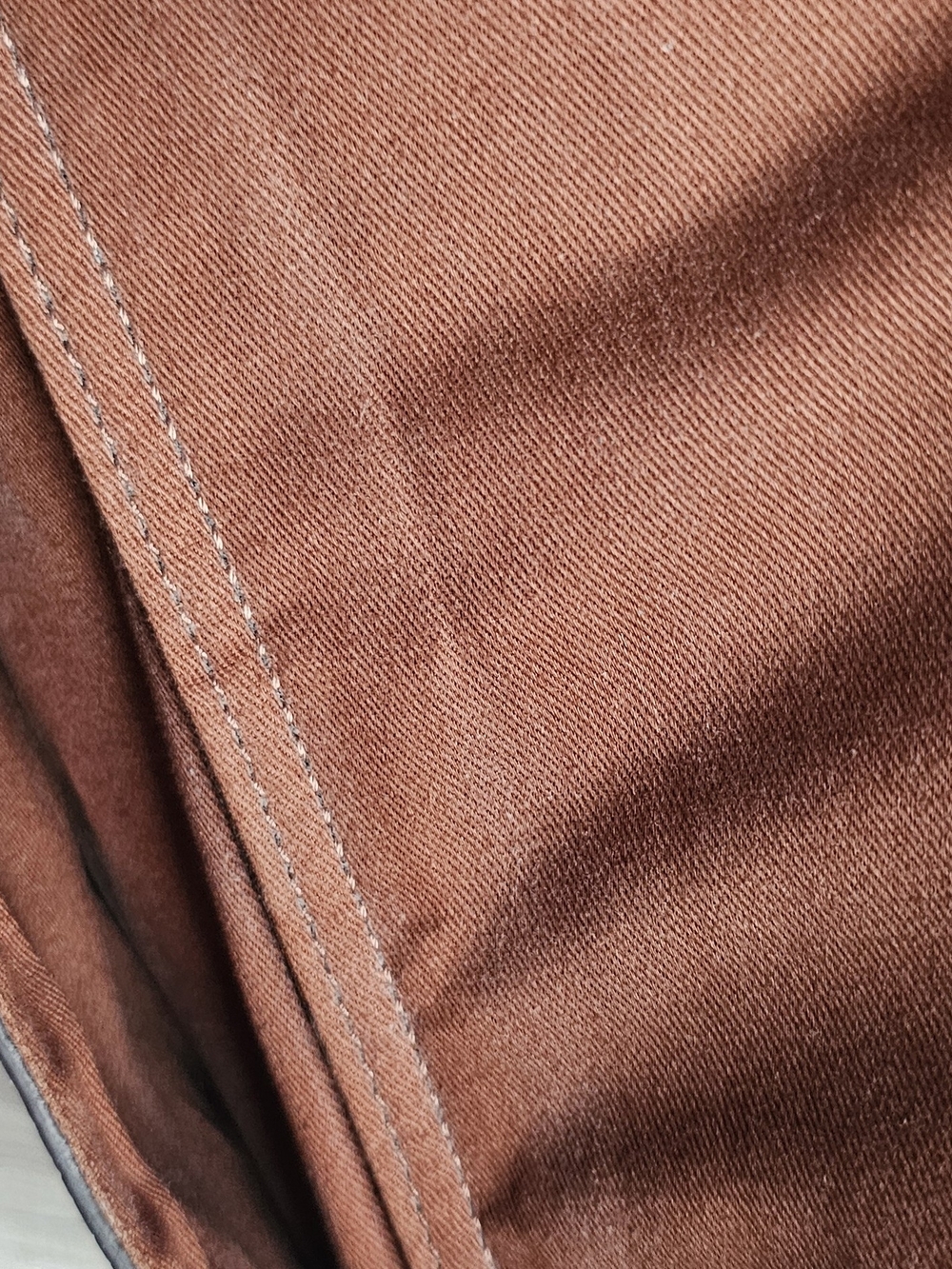 Fossil Two-Tone Tan and Brown Leather Crossbody Bag - Picture 9 of 10